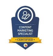 Certification Content Marketing Specialist